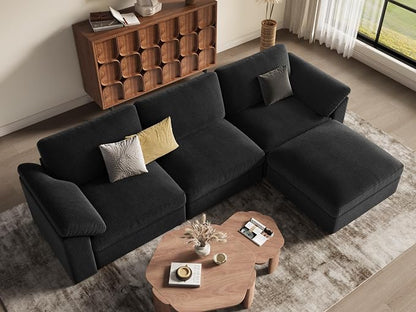 EASE MOOSE Oversized Modular Sectional Sofa, Modern Luxury Large L Shape - Image 4