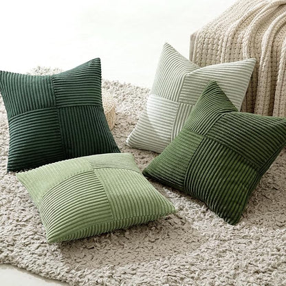 MIULEE Spring Green Decorative Throw Pillow Covers 20x20 Inch Set of 4 Boho - Image 5