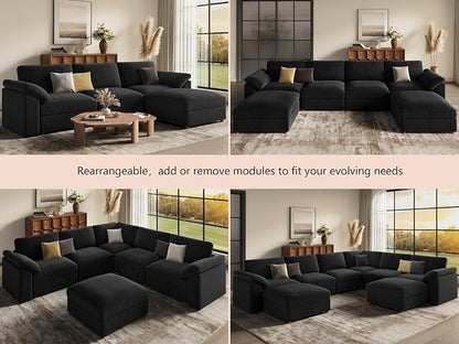 EASE MOOSE Oversized Modular Sectional Sofa, Extra Large L Shape Sectional - Image 8