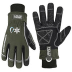 HANDLANDY Winter Insulated Work Gloves, 3M Thinsulate Thermal Water-Resistant Gloves for Men Women Touch Screen, Warm Ski Snowboard Cold Weather Gloves (Army Green, 2X-Large)