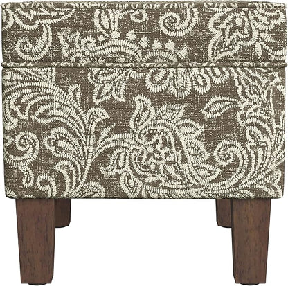Homepop Home Decor |K7646-A880| Upholstered Modern Rectangular Storage Ottoman - Image 9