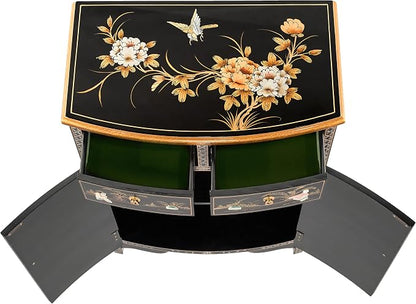 Red Lantern Artisan Crafted Lacquer Storage Cabinet - Image 8