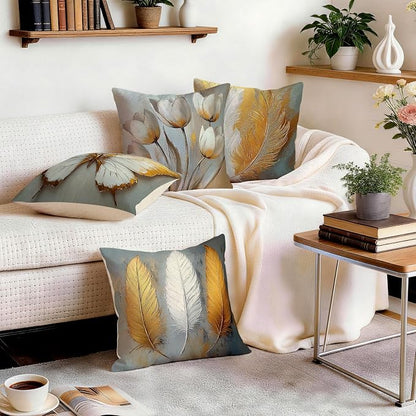 OBSEDE Bohemian Feathered Butterfly Decorative Throw Pillow Covers 18 × 18 in - Image 9