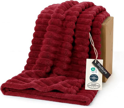 Bedsure Soft Twin XL Blanket for Bed Dorm Red 66"x90" | Birthday Gifts for by Unknown