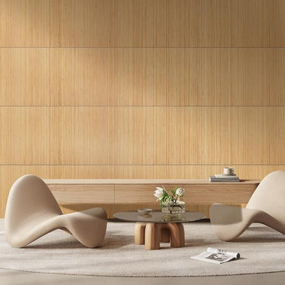 OUZUGIE 1 Pack 96x24 Inch Natural Bamboo Wall Panel – Yellow Burned Pole Wrap - Image 9