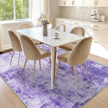 RELEANY Washable 6'x8' Abstract Area Rug - Image 9