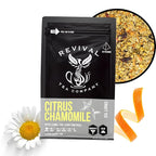 Revival Tea Company Citrus Chamomile Tea - Herbal Tea Blend of Chamomile Flowers and Orange Peel - Caffeine Free - 24 Tea Bags