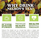 Nelson's Tea Really Root Beer - Sarsaparilla Root Herbal Loose Leaf Tea; Blend of Flavors like Sarsaparilla, Sassafras Burdock, and More! - Sample