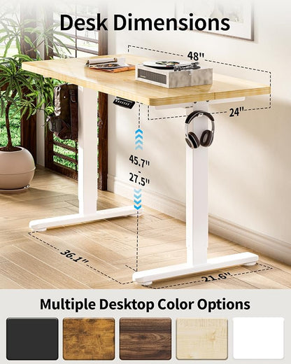 BIZUM Standing Desk Electric Adjustable Computer Desk-Stand up Desk Office - Image 3