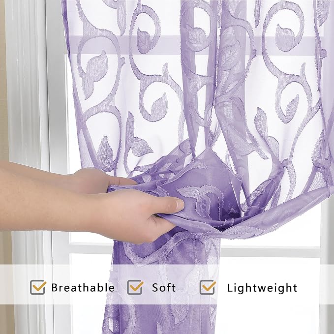 Furman Sheer Curtains 63 inch Length - Image 3