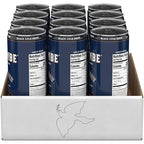 La Colombe Coffee, Cold Brew Black, Unsweetened, 11 fl oz Cans (Pack of 12), Coffeehouse Quality, Natural Sweetness, Specialty Grade Coffee Beans, Ready-to-Drink On-the-Go