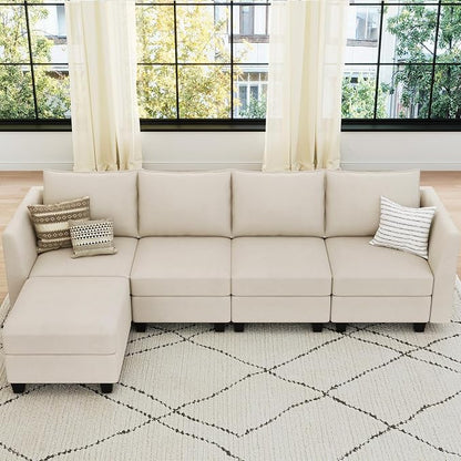 Belffin Modular Sectional Sofa Couch - Image 4
