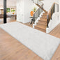 Runner Rug for Bedroom White 3x10ft Fluffy Area Rug Bedside Runner Rug for Kids by JiaoBaba