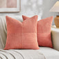 Fancy Homi 2 Packs Coral Decorative Throw Pillow Covers 20x20 Inch by Fancy+Homi
