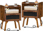 Lerliuo Rattan Nightstands Set of 2 by Lerliuo
