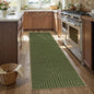 Lahome Green Runner Rug, 2x8 Washable Runner Rug by Lahome
