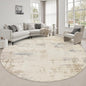 Round Area Rug Living Room: 6 ft Modern Washable Indoor Carpet | by FXRHLP