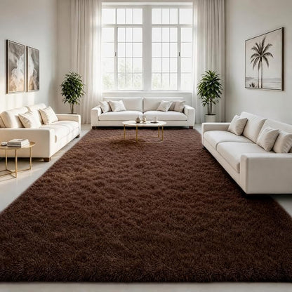 LOCHAS 8x10 Area Rugs Fluffy Living Room Carpets by LOCHAS