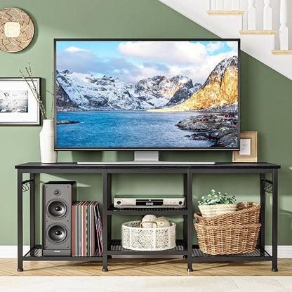 YGEOMER TV Stand for TVs Up to 55 Inch, Entertainment Center for Living Room - Image 7