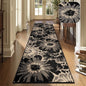 Findosom Hallway Runner Rug 2x8, Non Slip High-Low Textured Floral Washable by Findosom