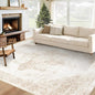 Area Rug 6x9 Washable Rug, Vintage Boho Medallion Rugs Non-Slip Soft Low Pile by VECARF