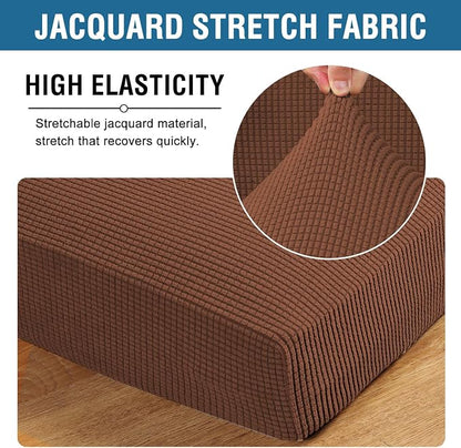 H.VERSAILTEX Super Stretch Individual Seat Cushion Covers Sofa Covers Couch - Image 4