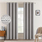 MIULEE 100% Blackout Linen Curtains by MIULEE