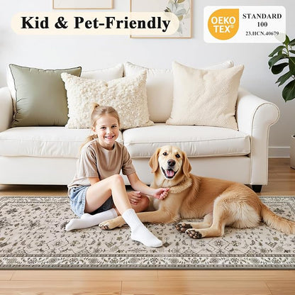 HEBE Indoor Door Mat 2'x3', Washable Welcome Mat - Image 7