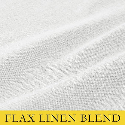 NICETOWN 100% Absolutely Blackout Linen Curtains - Image 8