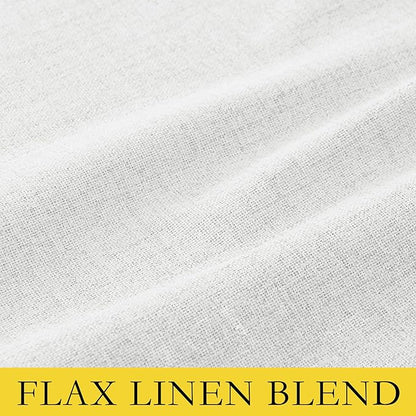 NICETOWN 100% Absolutely Blackout Linen Curtains - Image 8