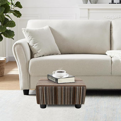 CAROLMADE Small Foot Stool Ottoman Footstool - Image 2