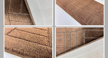 20 ft Extra Long Brown Hallway Kitchen Runner Rug Non-Slip Washable, Custom - Image 6