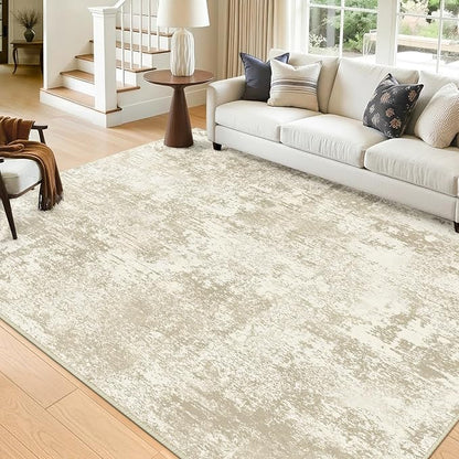 RELEANY Washable 6'x9' Abstract Area Rug by RELEANY