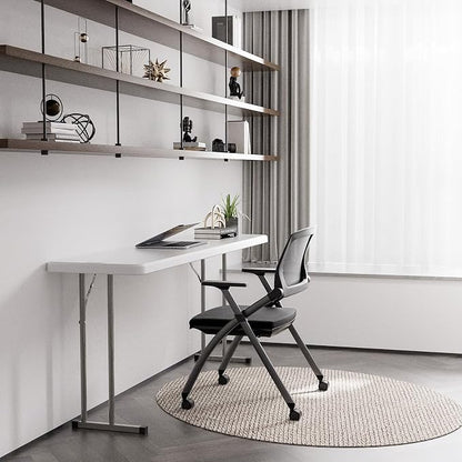 VINGLI 6 FT Narrow Folding Table, Home Work - Image 7