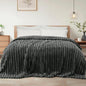 Exclusivo Mezcla Striped Queen Size Fleece Blanket by ExclusivoMezcla