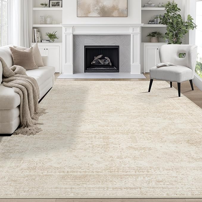 Aelenmu 8x10 Area Rugs for Living Room Washable Bedroom Dining Room Beige | by Aelenmu