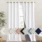 NICETOWN 100% Absolutely Blackout Linen Curtains by NICETOWN