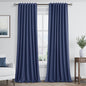 100% Blackout Curtains 102 Inch Length 2 Panels Set by Guken