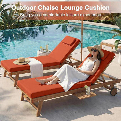 Outdoor Lounge Chair mat, 72 inches x 21 inches, Waterproof Chaise Lounge - Image 7