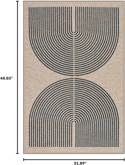 Lahome Rainbow Easy Jute Rug - Image 2