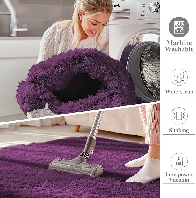 OLANLY 9x12 Machine Washable Large Area Rugs - Image 2