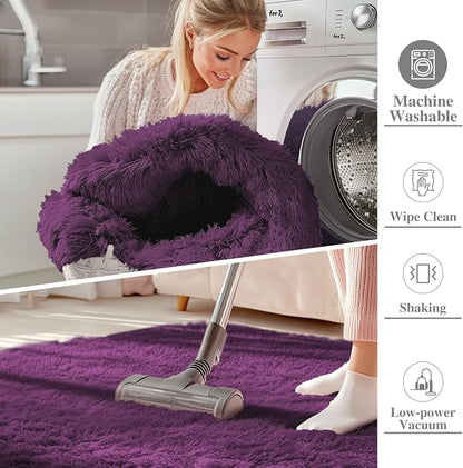 OLANLY 9x12 Machine Washable Large Area Rugs - Image 2