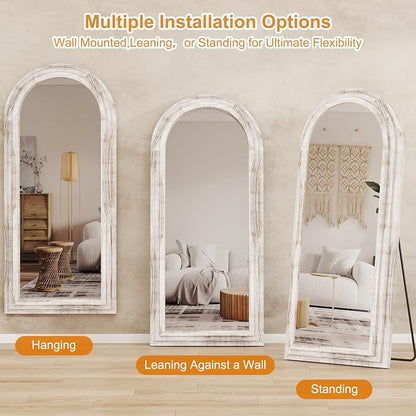 ZHUNFA External Three-Layer Arched Full Length Mirror - Image 5
