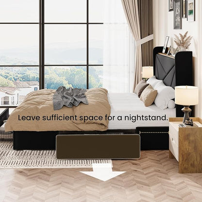 SHA CERLIN Full Size Bed Frame - Image 8
