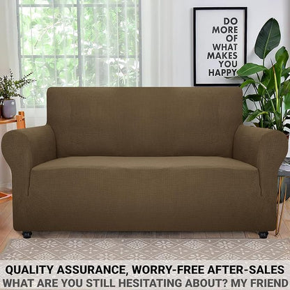 ZNSAYOTX Super Stretch Couch Cover Love Seat Sofa Covers - Image 5