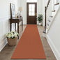 KOZYFLY Orange Runners Rugs for Hallway 2.5'x10', Washable Runner Rug, Woven by KOZYFLY