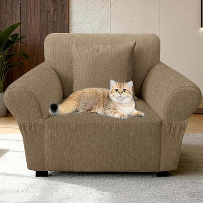 Armchair Slipcover with 1 Pillow Cover - Image 7