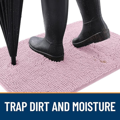 OLANLY Dog Door Mat for Muddy Paws 47x17, Super Absorbent Chenille Mud Mat | - Image 2