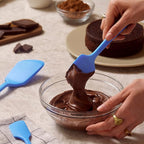 GIR: Get It Right Spoonula Silicone Spatula Scraper - 11-Inch Skinny Slate - Heat-Resistant Seamless Design - Non-Stick Flexible Mixing & Scraping - Long Spoon Spatula for Deep Jars