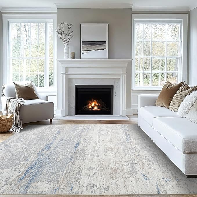 Washable Rugs 5x7 Area Rugs for Living Room, Dining Room, Kids Room | Machine - Image 8